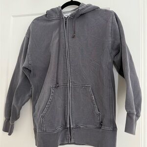 TNA Heather Gray Fleece Hoodie